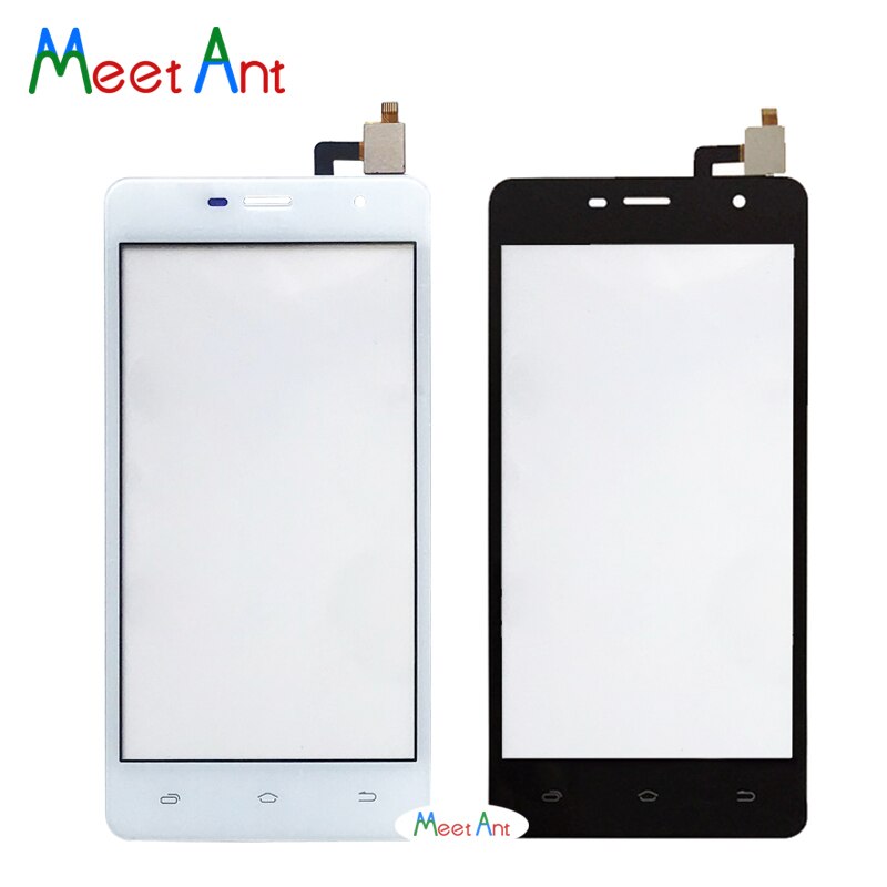 Alta qualidade 5.0 "para micromax q351 digitador da tela de toque sensor exterior lente vidro painel
