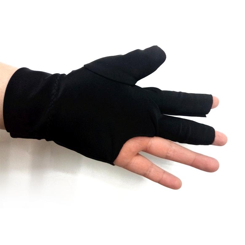 Snooker Billiard Cue Glove Pool Left Hand Open Three Finger Accessory Fitness Accessories