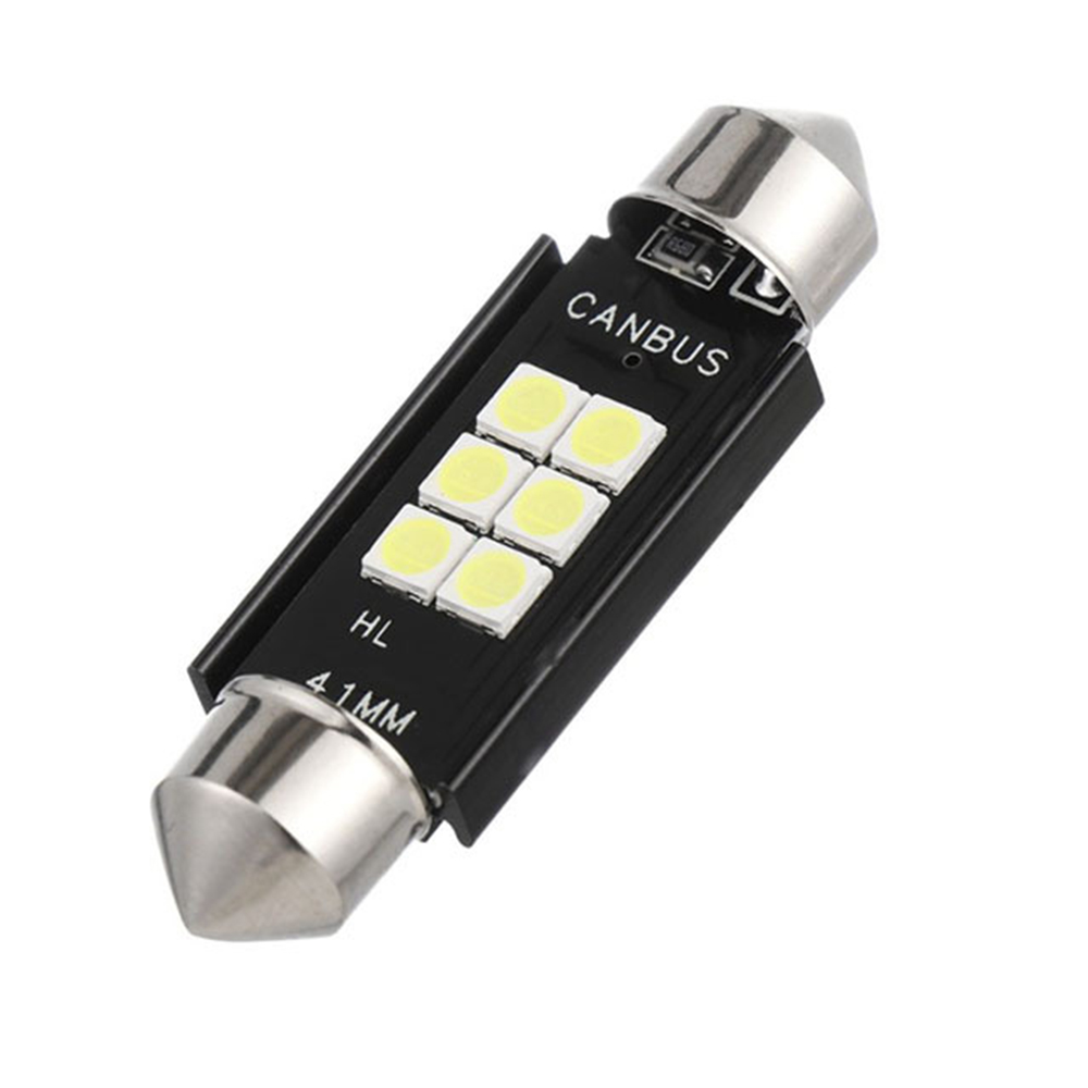 Bombilla LED de 31mm, 36mm, 39mm, 41mm, de coche C5W, C10W, 3030 LED, luz Interior de techo CANBUS para automóvil, Bombilla de lectura