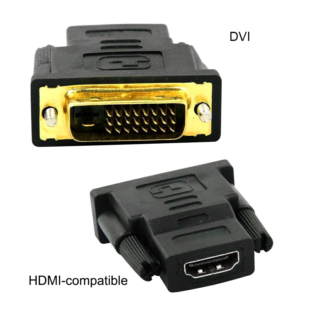 Hd Female Naar Dvi Male Adapter Converter Hdmi-Compatibel Naar Dvi Kabel Schakelaar Voor Pc Voor Hdtv PS3 Projector lcd Tv Box Tv