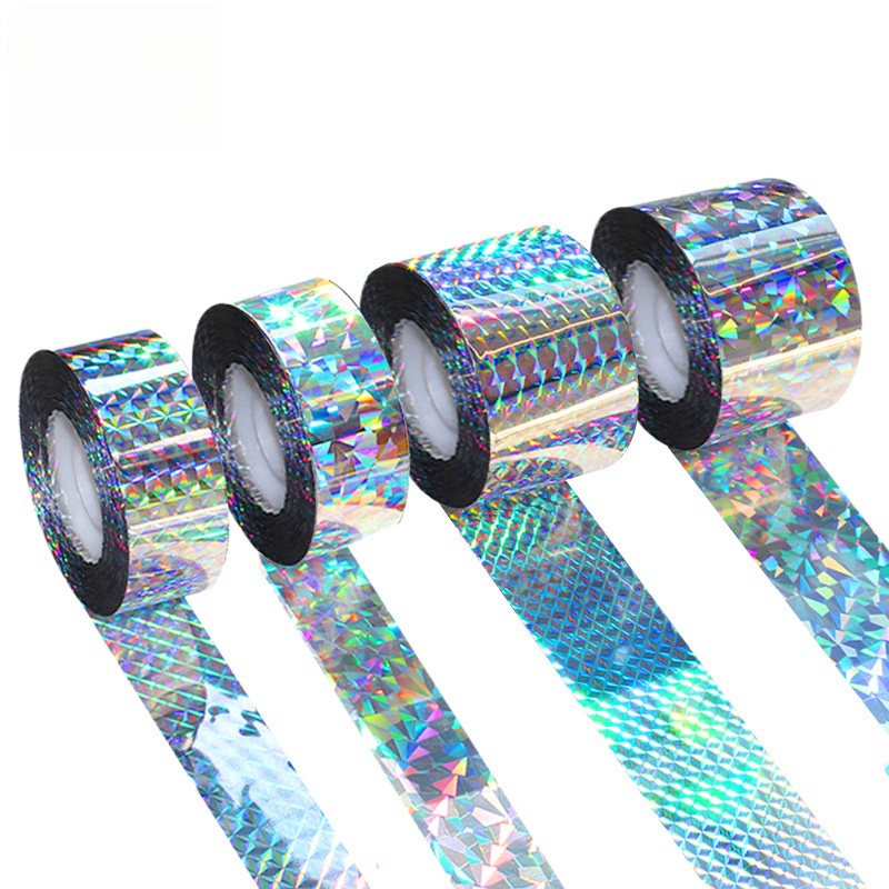 80M / 50M Bird Repellent Scare Tape Flashing Reflective Anti Bird Tape Double-sided Bird Repeller Ribbon Pigeons Crow Keep Away