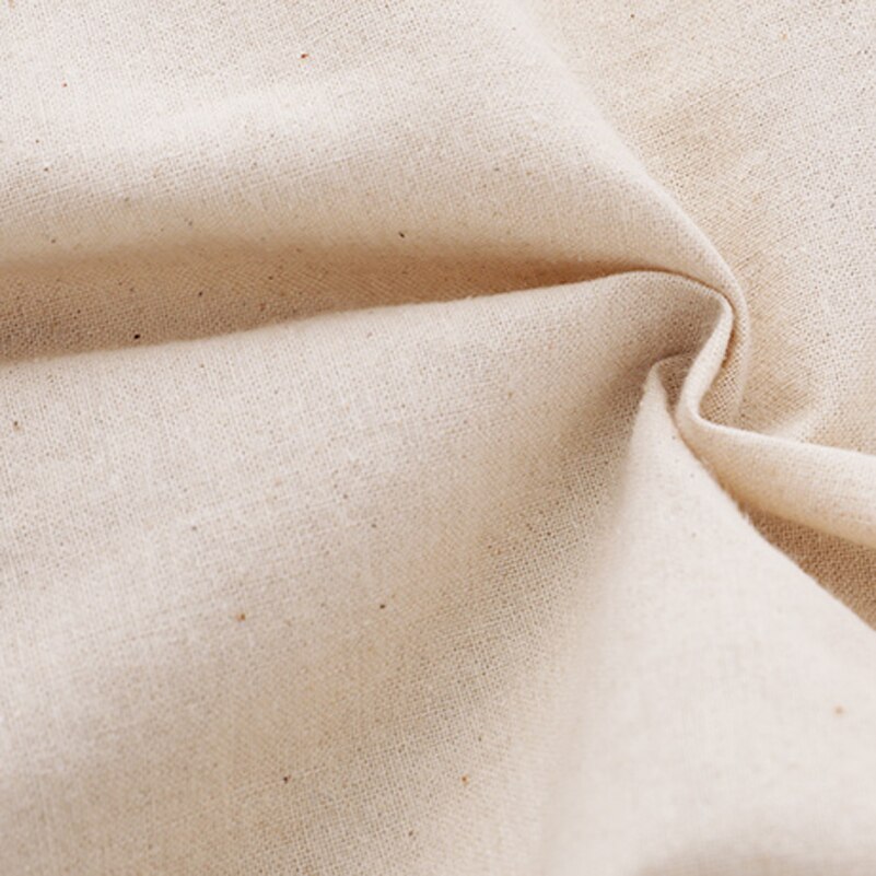Raw Fabric Patchwork Painting Hemp Cotton Linen Cloth Sewing Curtain Textile Quilting DIY Handmade Per Half Meter