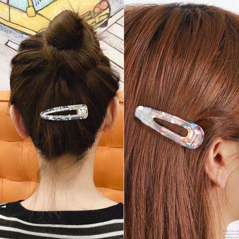 Diy の工芸品樹脂シリコーンエポキシ型ヘアクリップバレッタ金型ジュエリー鋳造 D0LC