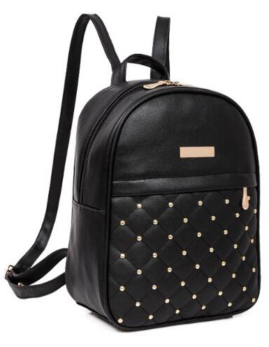 Mochila de moda feminina mochila escolar estudante mochila mochila feminina mochila feminina meninas sc0487: black women backpack