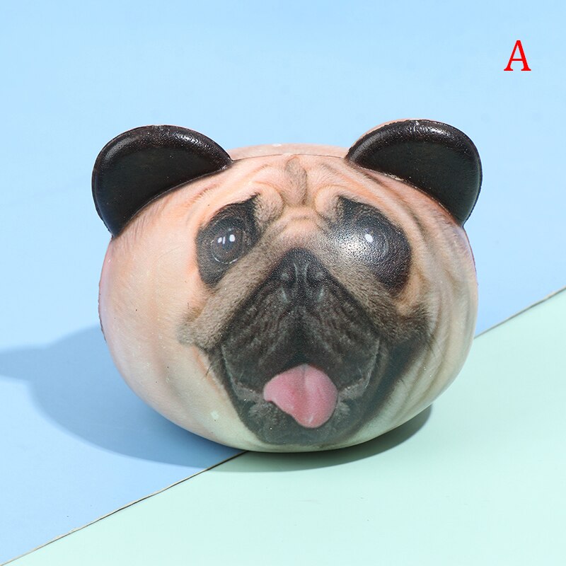 Gesimuleerde kleurenprint panda hoofd langzaam stuiterend dierenhoofd decompressie speelgoed: 1