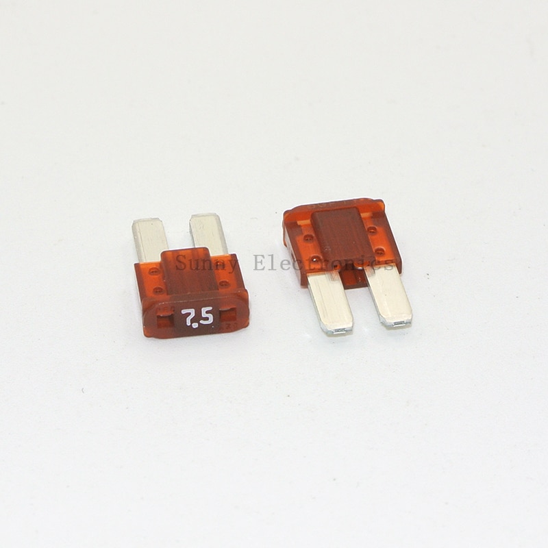 Micro 2 10 pk atr 7.5a amp säkringar säkring blad micro 2 ben för ford /fox /mondeo /dodge /jeep