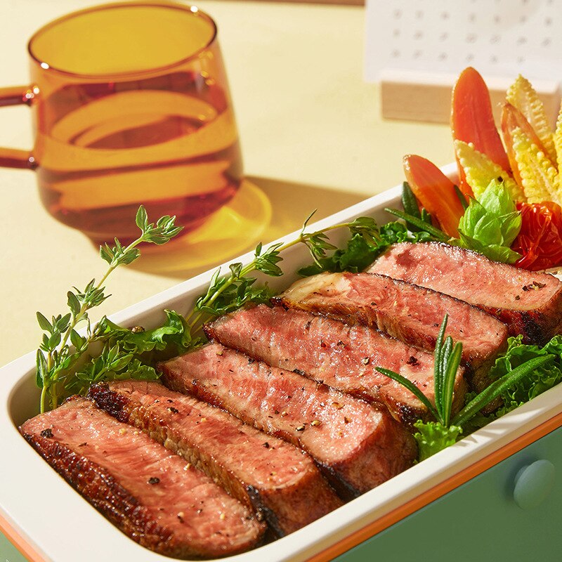 1L Portable Electric Lunch Box 220V Steamer Rice Cooker Home Office Heated Food Warmer Container Meal Thermal 300W