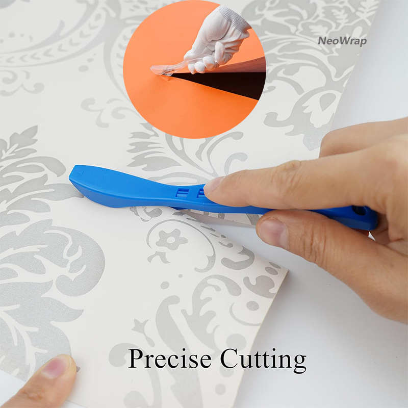 3Pcs Wrapping Paper Cutter Wrap Film Cutter Safety Paper Cutting Tool for Window Tint Car Wrap Craft Making