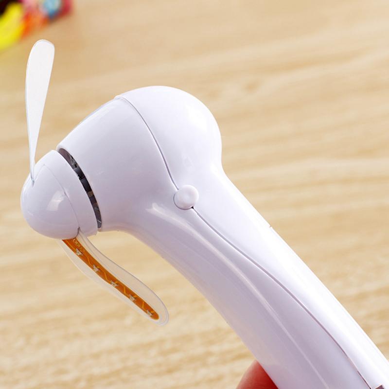 Mini USB Handheld Fan Gadgets Flashing I Love You LED Cooler Desktop Cooling Fan with Characters Messages