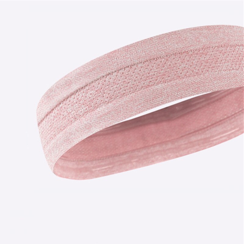 Sport Goederen Haar Lint Mannen Hoofdband Bandage Voor Running Accessoires Zweetband Voor Fietsen Elastische Band Voor Fitness Haarband: Pink
