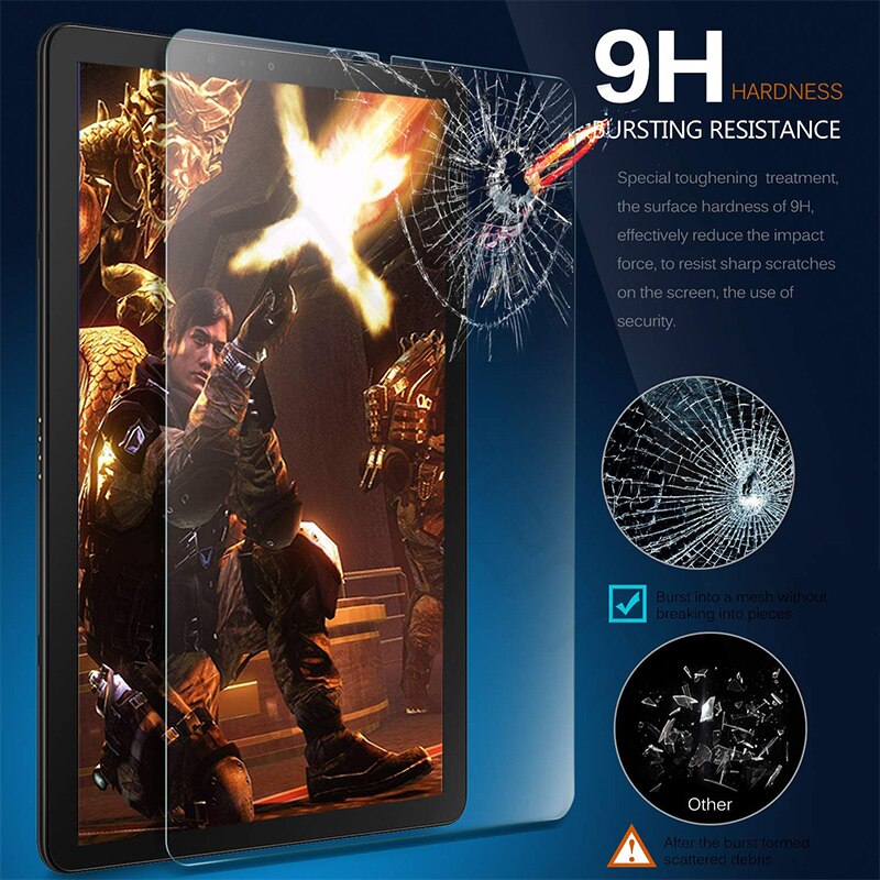 9h hærdet glas til samsung galaxy tab  s4 10.5 sm-t830 sm-t835 10.5 & #39 ;& #39 ; tablet skærmbeskytter til  t830 beskyttelsesfilm glas