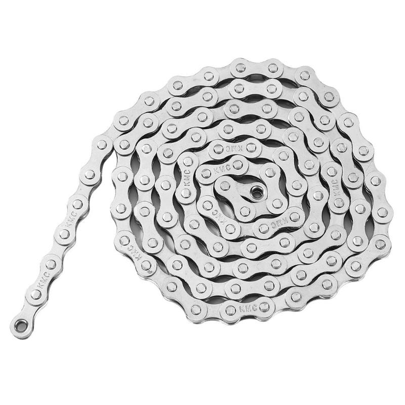 Steel 98 Links MTB Bike Chain Single Speed Sturdy Bicycle Chain for Cycling