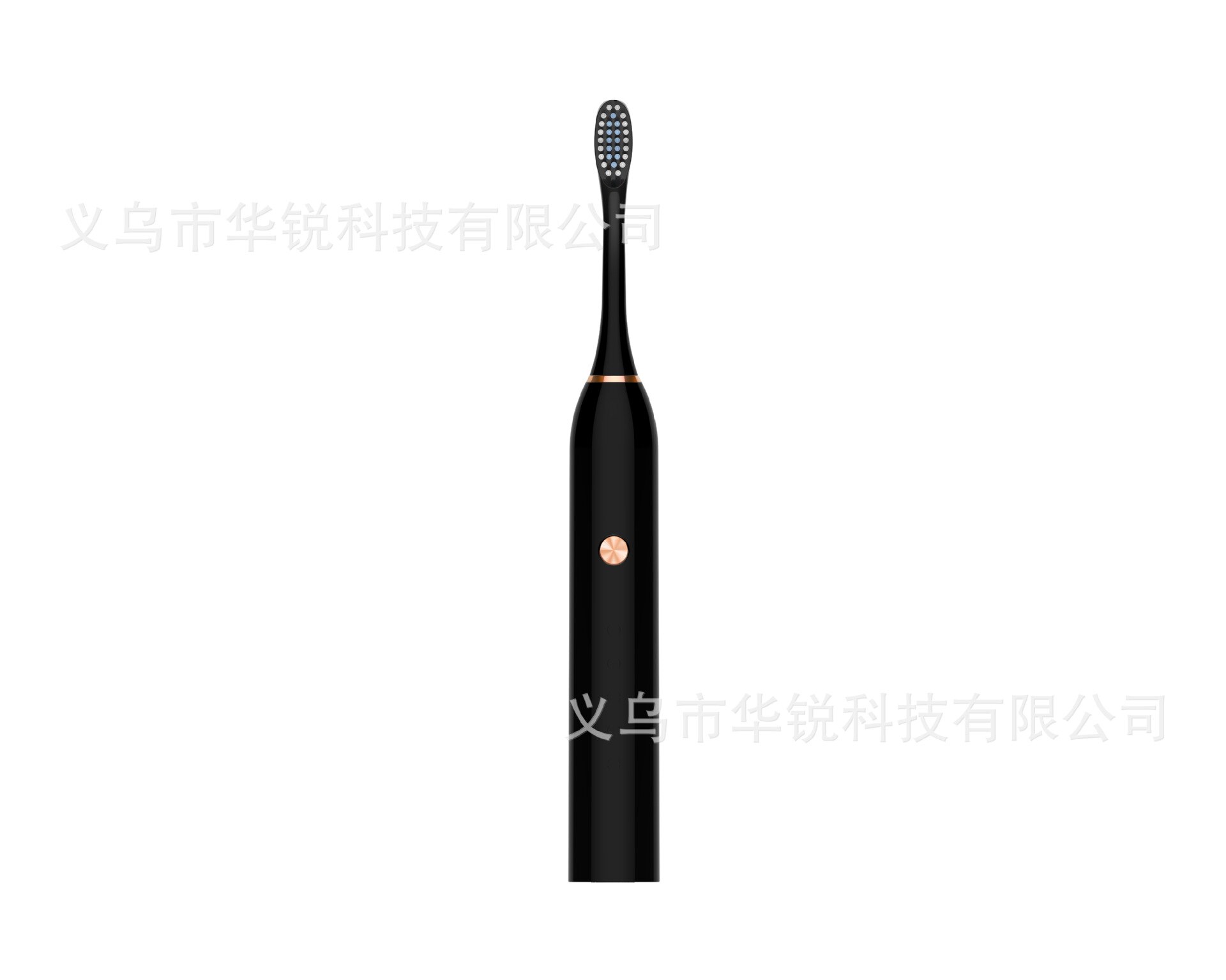 Electric Toothbrush Adult Sonic Toothbrush Battery Toothbrush Couples Toothbrush: Black