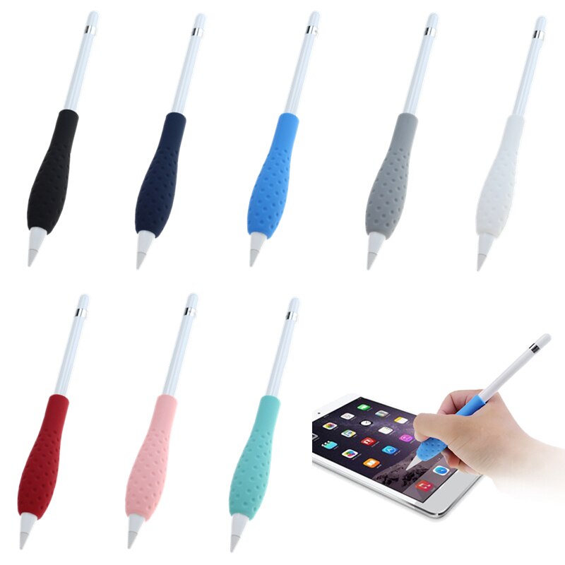 Protection souple pour stylet Apple, manchon en silicone pour stylet Ipad Pro, anti-glissement, bonne prise en main,