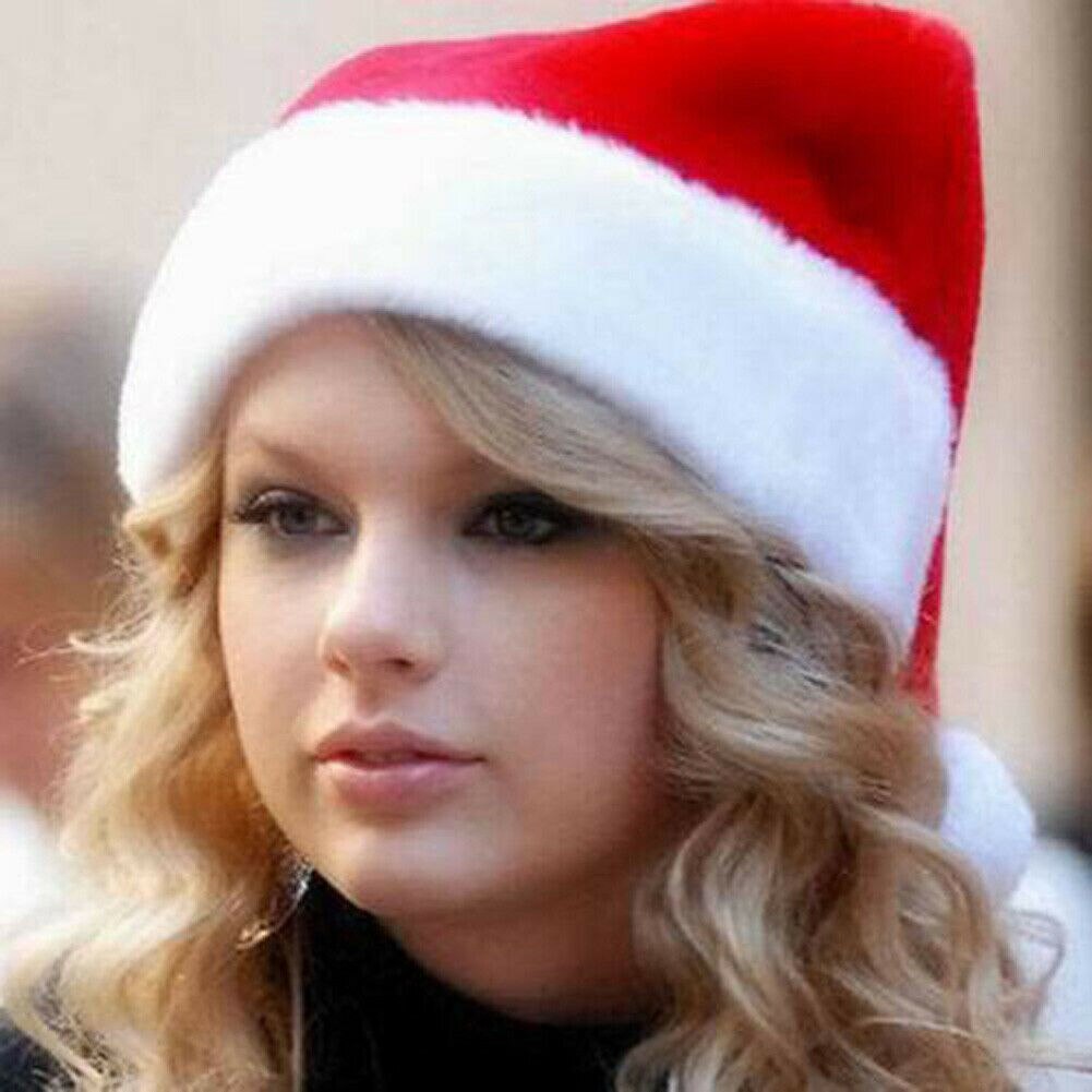 Unisex Santa Claus Hat Christmas Xmas Father Family Adult Kid Child Lot