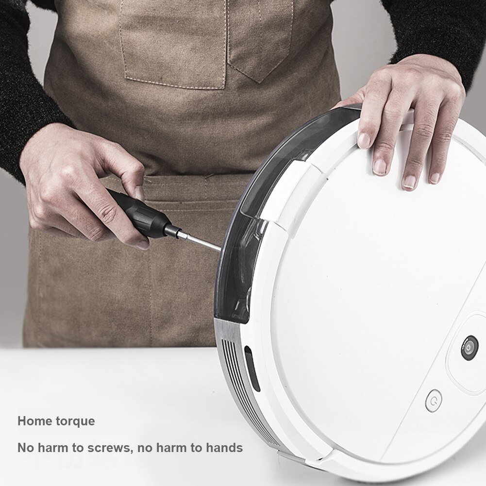 Electric Screwdriver Rechargeable 850mAh Portable Cordless Screwdriver Dual Directions with 2 Hex Screwdriver Bits