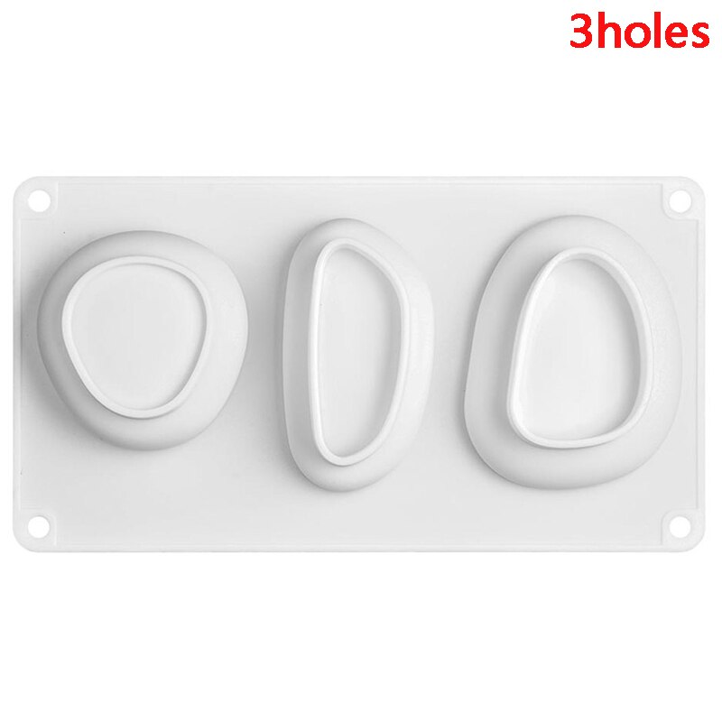 Runde Stein Form Silikon Kuchen Form Gips Beton Dessert Mousse Backform: 3H