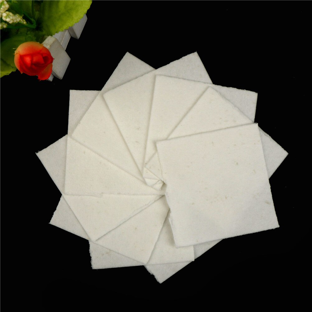 10Sheets Square Microwave Ceramic Fiber Kiln Glass Fusing Paper For Household Tools 80x80x1mm
