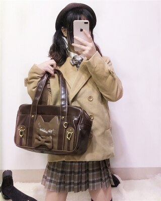 Japanischen Harajuku JK Schule Mädchen Einheitliche Bühne Leistung Kleidung herbst Winter Spitzen England Hohe Schuluniform Neue: Kamel / L