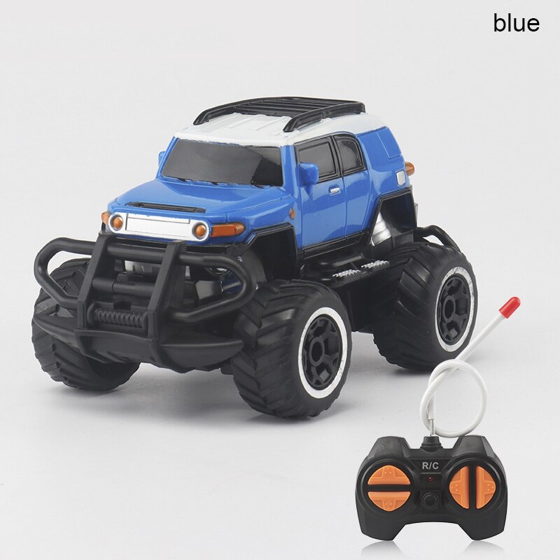 1 Pcs Elektrische RC Auto Afstandsbediening Speelgoed Draadloze Mini Off Road Voor Kinderen Kids Kinderen Speelgoed: Blauw