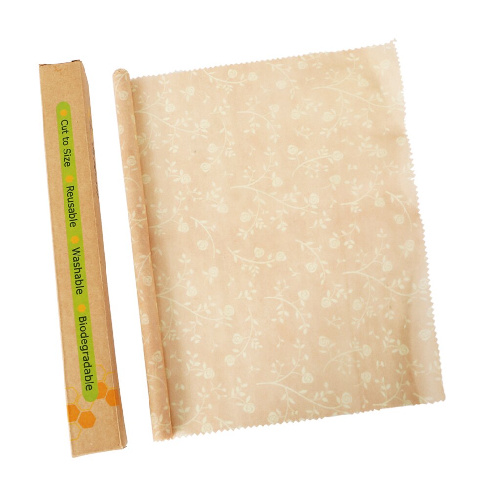 Food Beeswax Wrap Fresh-keeping Cotton Cloth For Kitchen Food Storage Sealed Packaging Food Reusable Kitchen Tools: B