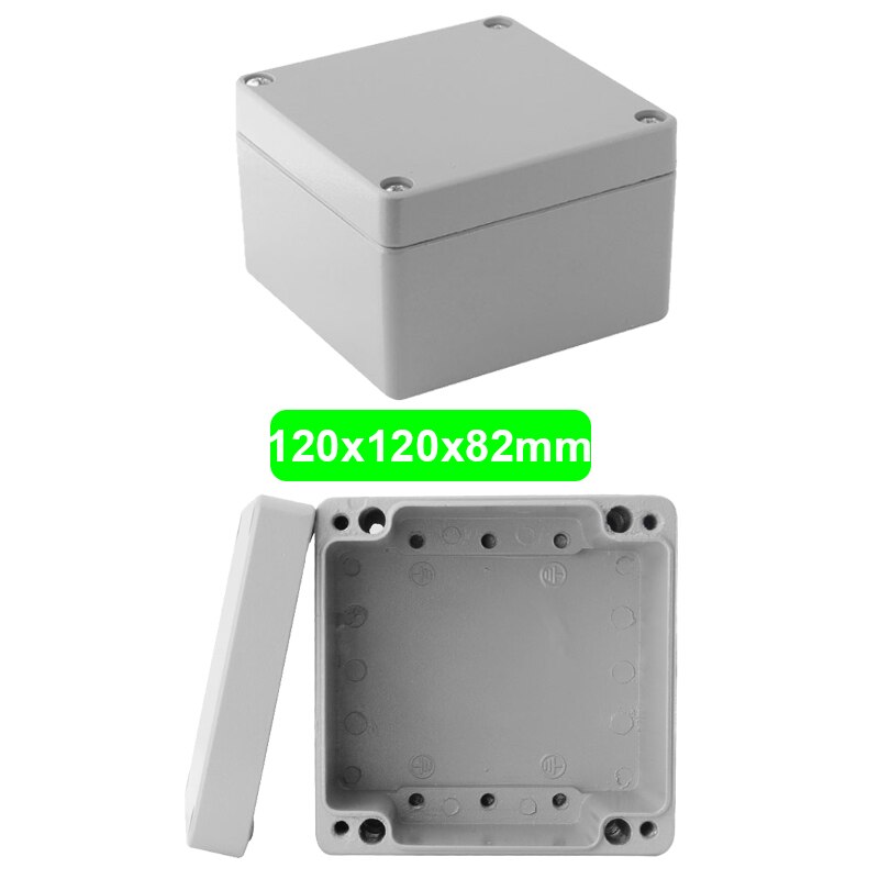 Industry IP66 Waterproof Cast Aluminum Junction Box for electronic project Outdoor Explosion-proof Electrical Enclosure Case: 120X120X82mm(LxWxH)