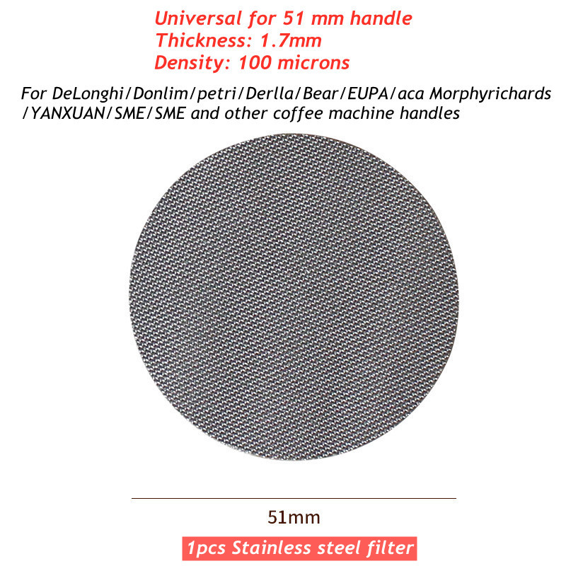 49mm Coffee Puck Screen 58mm 51mm 54mm 53mm Portafilter Filter Mesh Plate Coffee Filter Screen Espresso Puck Screen Coffee Maker