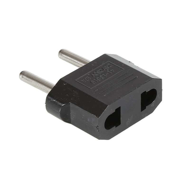 1PC US to Euro Conversion Plug Adapter American European Travel Adapter Charger Conversion Adapter European Charging Essentials