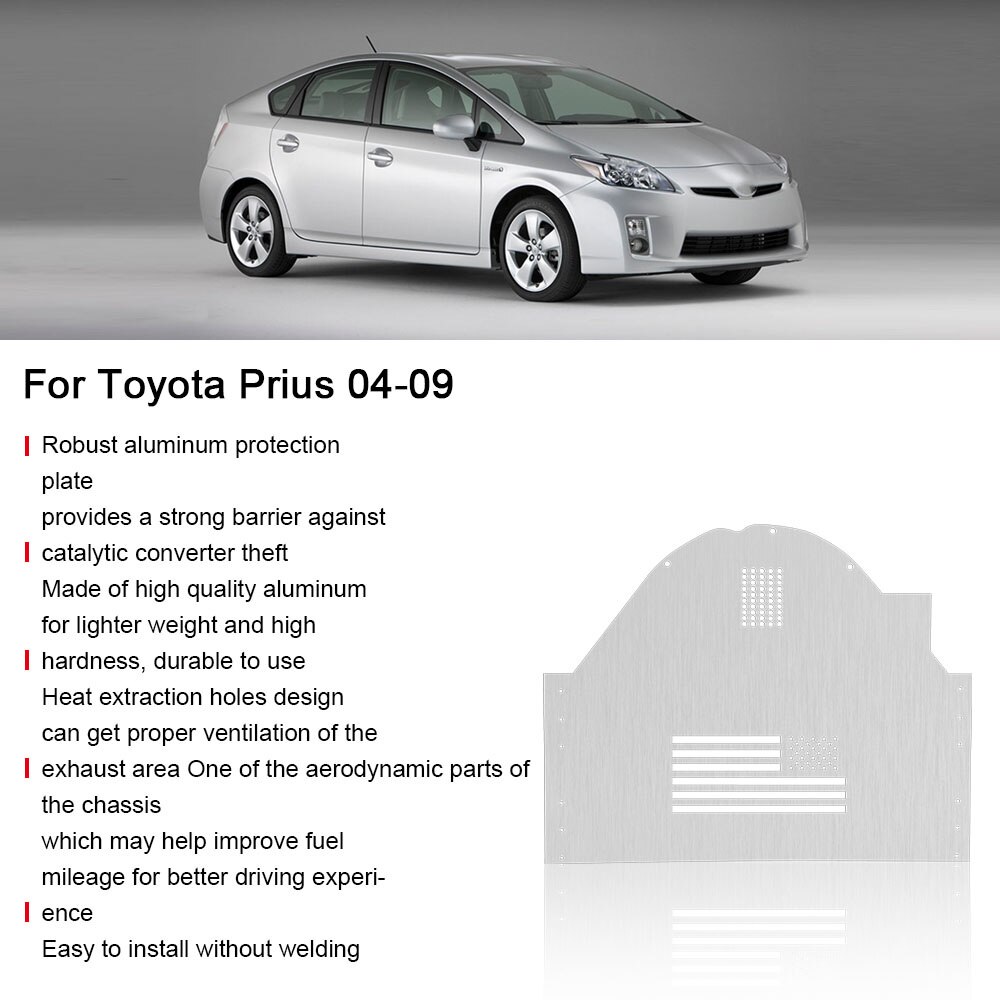 Voor Toyota Prius 2004 Katalysator Kat Shield Bescherming Defender Dikte 10Mm