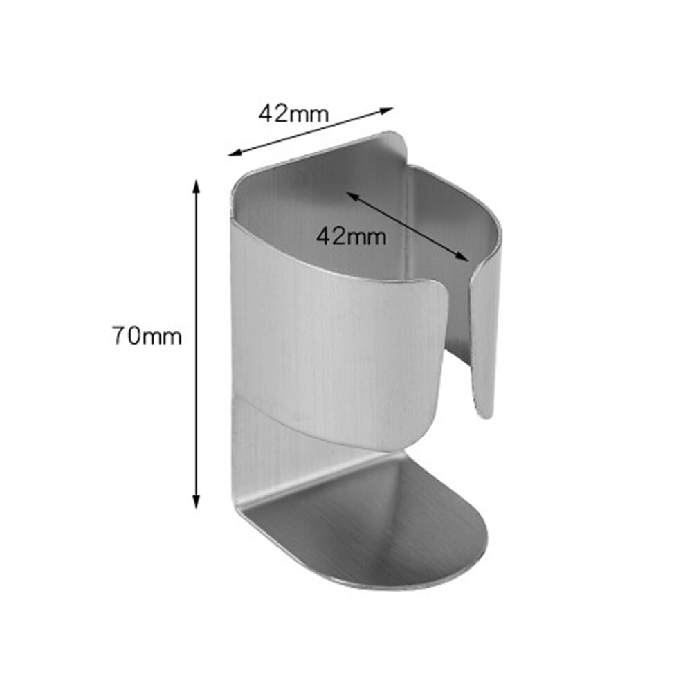 Stitch Toothbrush Holder Wall Mounted Shaver Holders Toothbrush Drain Storage Rack Stainless Steel Shelf Bathroom Accessories: 2PCS A