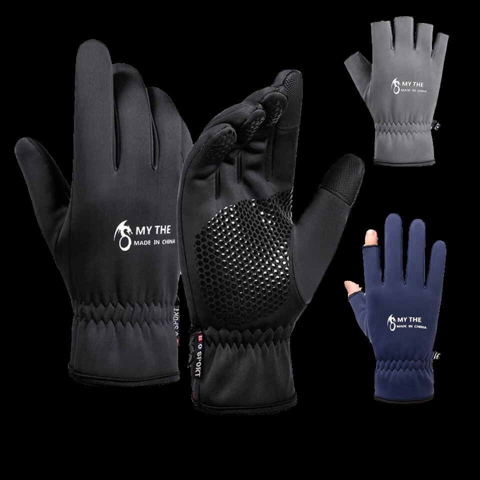 Gants imperméables antidérapants pour écran tactile, pour la pêche en hiver, durables, cyclisme, Fitness, carpe