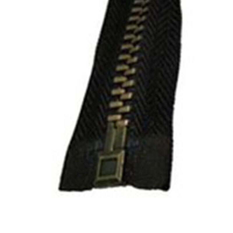 27 INCH 70 Cm Black Metal Zip, Zipper, Medium Weight For Dress Sewing Cushions