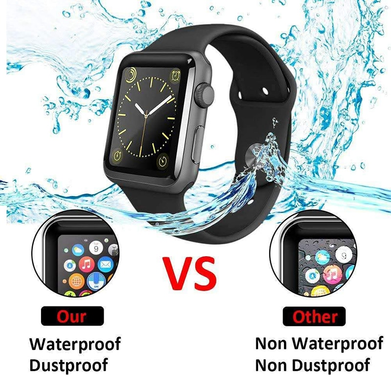 3D Volle Abdeckung Screen Protector Für Apple Uhr 5 4 3 40MM 44MM Nicht Gehärtetem Weichen Glas Film für iwatch 5 Smart Uhr zubehör