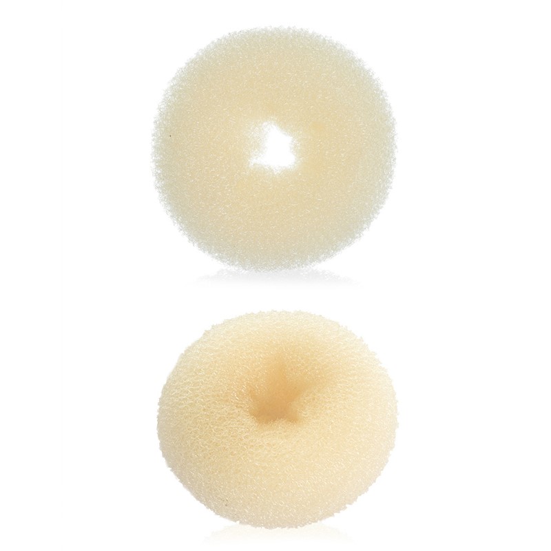 14CM moño de pelo grande princesa Donuts albóndigas accesorios para el cabello diadema ropa para el cabello: Transparente