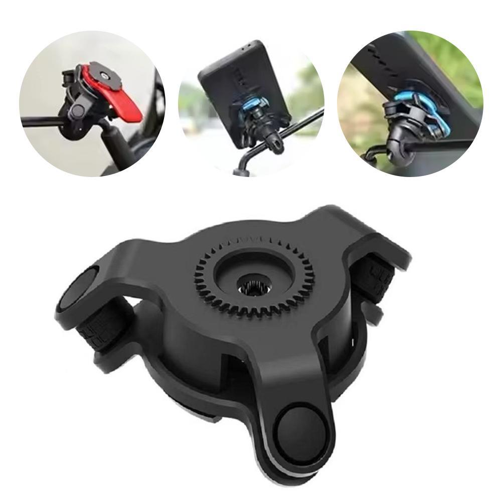 360° Rotatable Motorcycle Bike Phone Holder Stand Bicycle Phone Bracket Vibration Damper Bike Holder Navigation Car Accessories