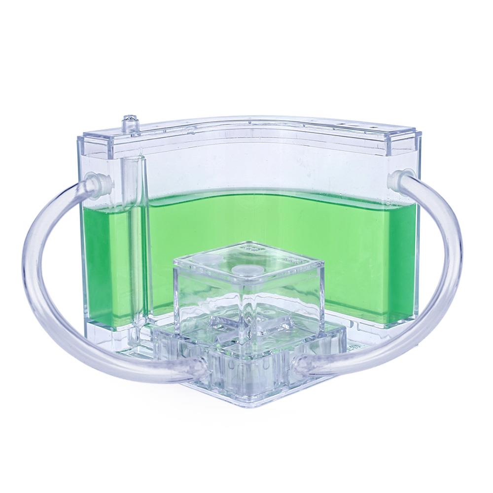 Maison de fourmis 10.8CM, ferme de fourmis, nid de fourmis, zone d'alimentation, Art spécial, Villa transparente colorée, décoration amusante, pour enfants: green