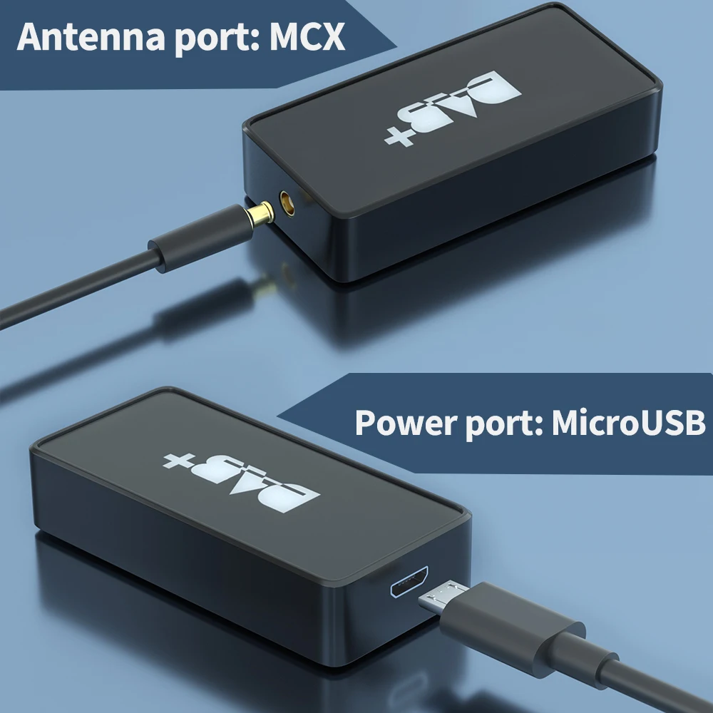 Antena DAB + para Radio de coche Android con adaptador USB, reproductor receptor DAB estéreo GPS, escaneo automático, compatible con logotipo de lista de canales
