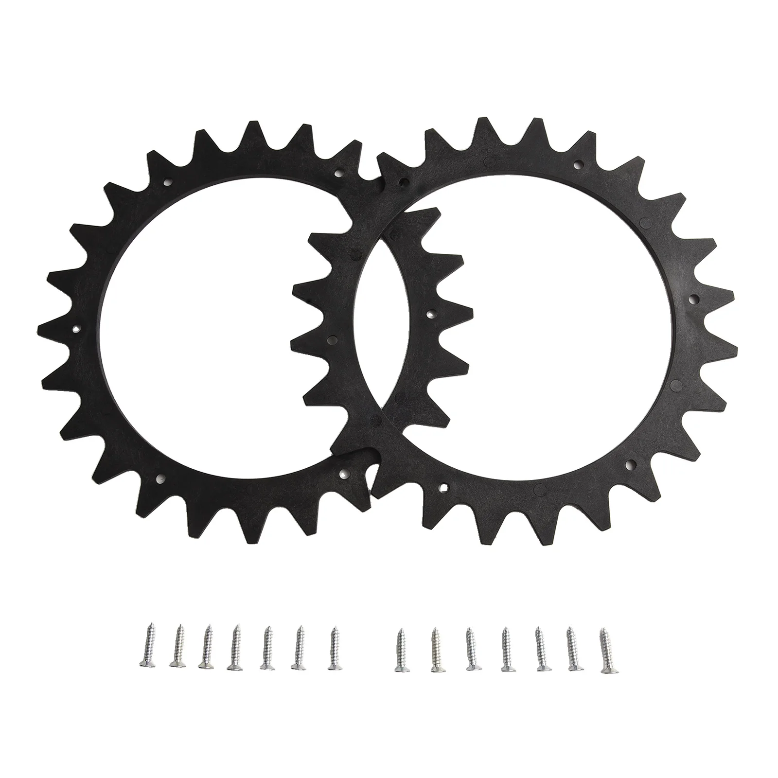 2PCS 205mm Lawnmower Spike Traction Improved Auxiliary Wheel Spike Skid Mowing Robot S/M Lawn Mower Accessories