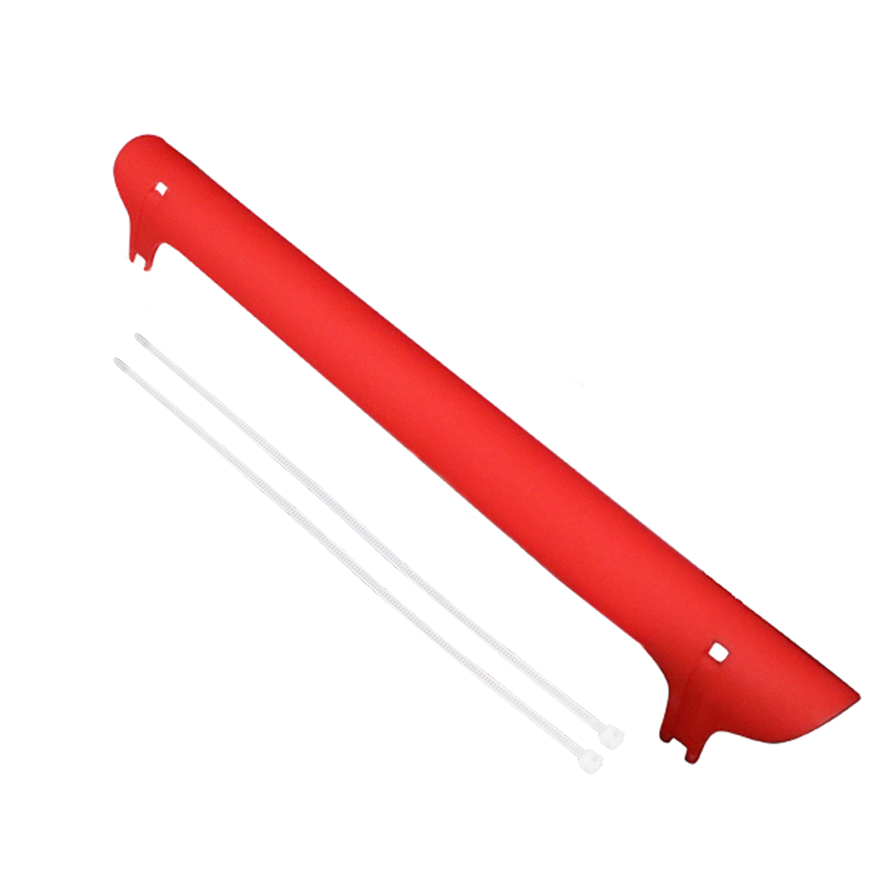 Protector de cadena de bicicleta, marco de plástico para bicicleta, cadena, horquilla trasera, Protector de vaina, marco plegable antideslizante, accesorios para ciclismo: Castaño