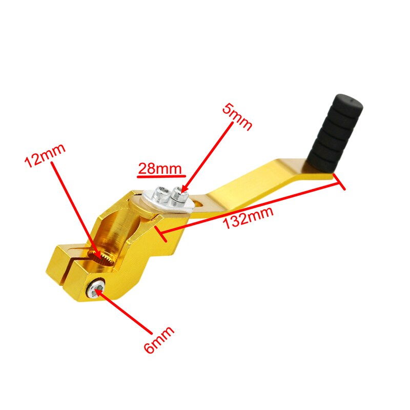 MoFlyeer Motorcycle CNC Folding Aluminum Gear Shift Lever Off Road ATV Dirt Bike Motorbike Gear Change Levers Refit Accessories