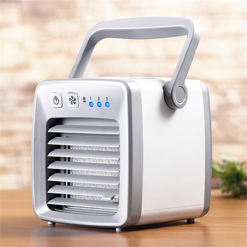Air Cooler USB Conditioning Mini Air Conditioner Fan Device Home Office Desk Personal Space Cooler