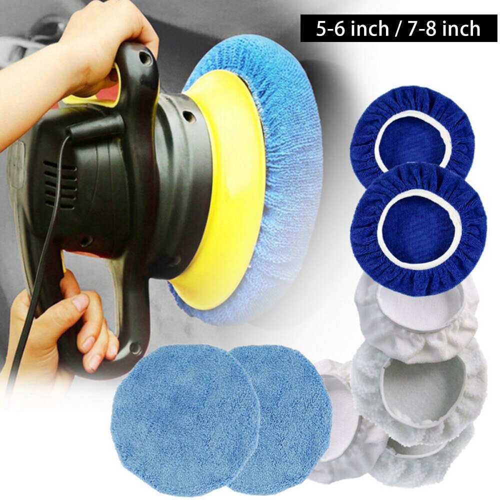 5-6/7-8 Inch Buffing Pads Polijsten Motorkap Polijstmachine Pad Cover Buffing Tool