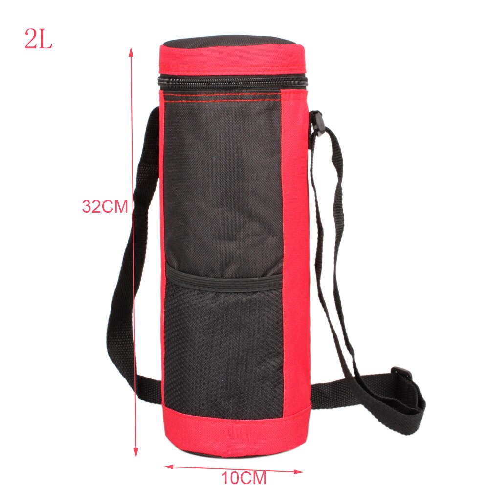 SANNE 2Stck/viel 1,5 L Kühltasche Halten Frische Isolierte Flasche Tasche Polyester Wasserdicht Eis Pack Picknick Ich bin Freien thermische Mittagessen Kasten