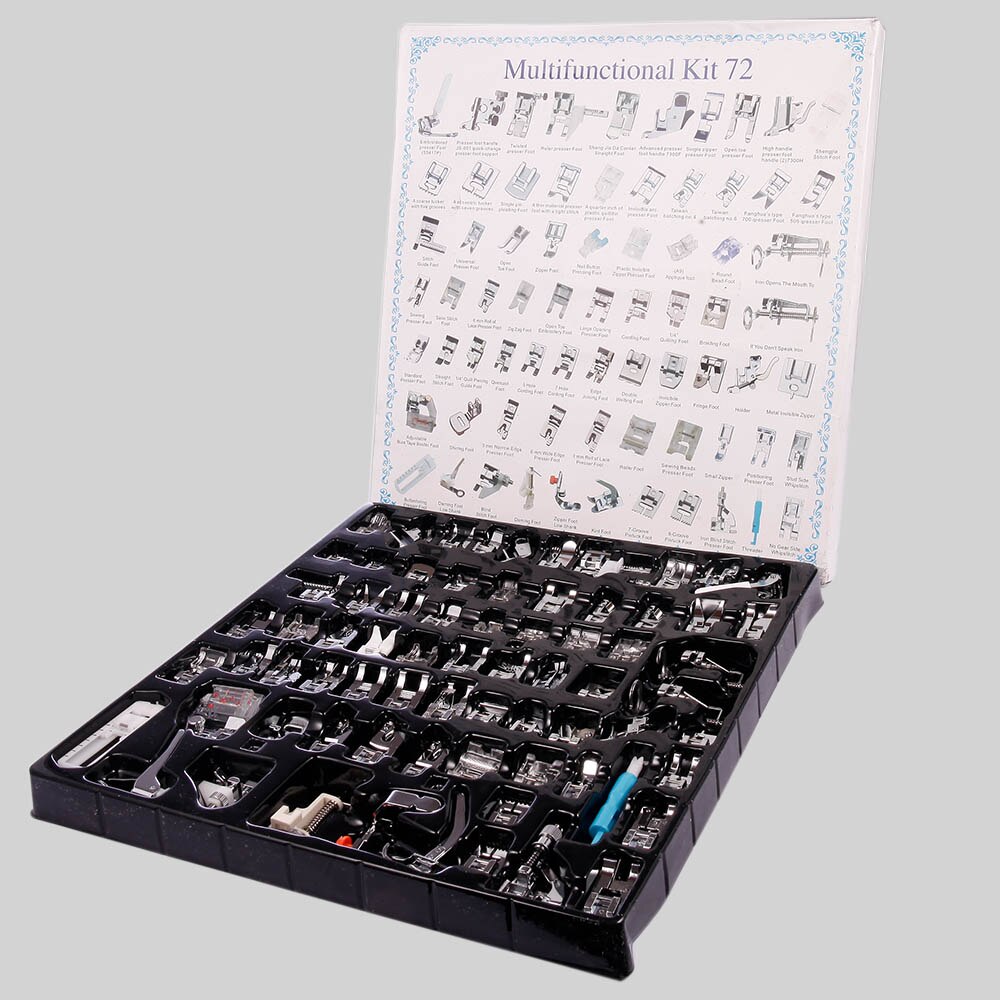 Sewing Machine Presser Foot Press Feet For Brother Singer Janome Sew Machines Kit Braiding Blind Stitch Over 32/52/62 Piece