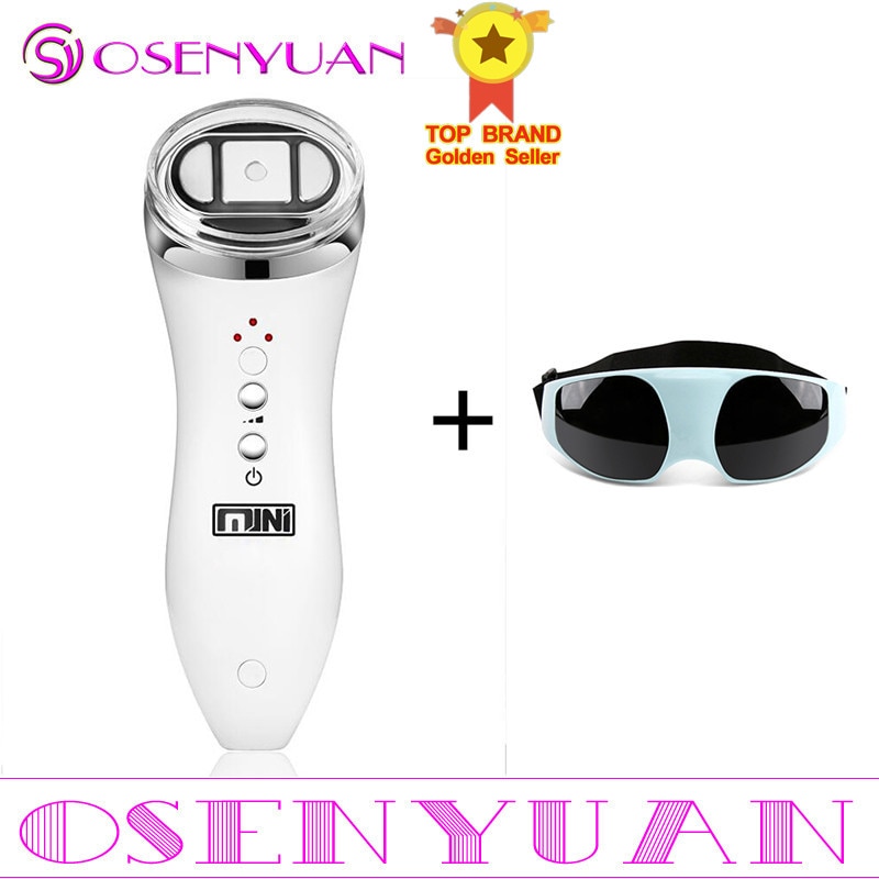 Ultrasonic Mini Hifu High Intensity Focused Ultrasound Facial Lifting Machine Face Lift RF LED Anti Wrinkle Skin Care Spa Beauty