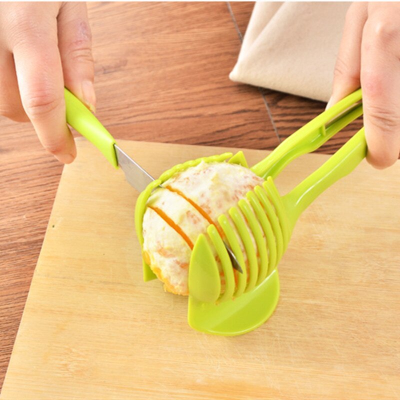 Plastic lemon squeezer hand power foodchopper Cut lemon artifact round platter slicer gadgets tool fruit separator