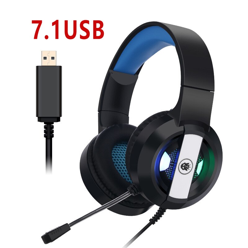 Deep Bass Gaming Earphone Headphone Waterproof Headset With 7.1 USB Channel Surround 360 Degree Rotation Microphone For Gamer: 04
