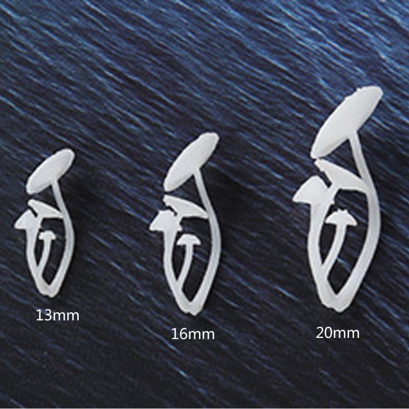 3Pcs Micro Landscape Mini Mushroom Filiings Resin UV Epoxy Jewerly Filler Molds Jewelry Making Accessories: 08A 08B 08C