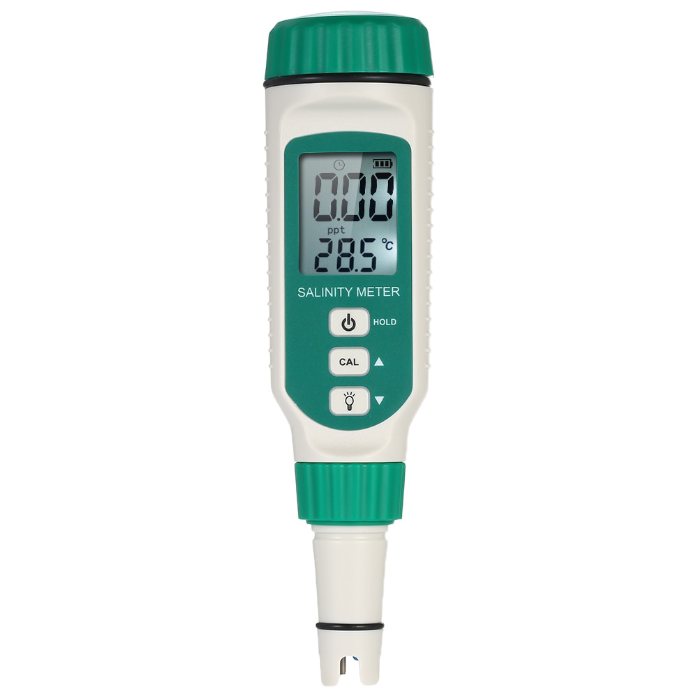 SMART SENSOR Salinity Meter ATC Salinometer Halometer Salt Gauge Salty Brine Meter for Salt Water Pool Food Salt Aquarium Tester