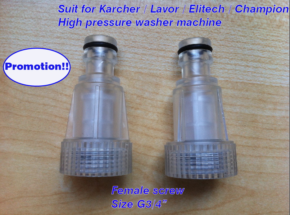 ! 2 stks/partij Water filter voor Karcher K2-K7 serie hogedrukreiniger ook voor Lavor Elitech Kampioen